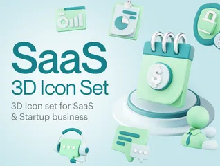 SaaS 3D Icon Pack