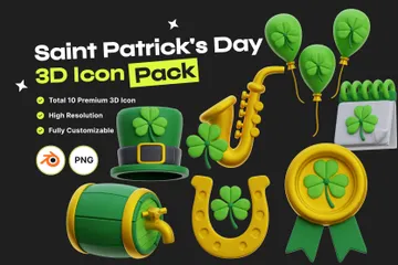 Le jour de la Saint-Patrick Pack 3D Icon