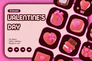 Saint Valentin Pack 3D Icon