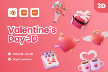 Saint Valentin Pack 3D Icon