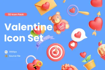 Valentin Pack 3D Icon