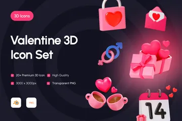 Valentin Pack 3D Icon