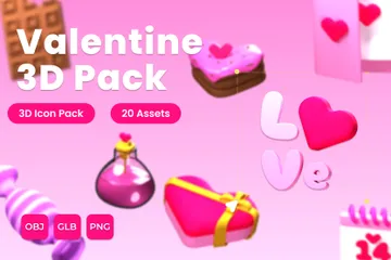 Valentin Pack 3D Icon