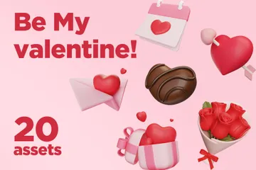 Saint Valentin Pack 3D Icon