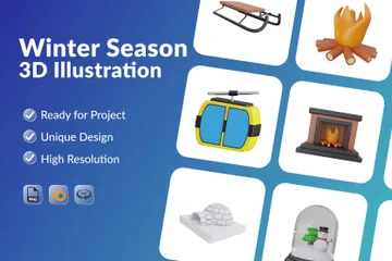 L'hiver Pack 3D Icon