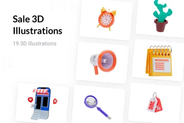 Sale 3D Illustration Pack