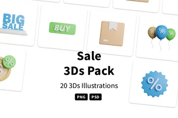 Sale 3D Icon Pack