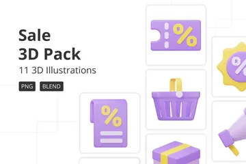 Sale 3D Icon Pack