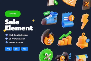 Sale 3D Icon Pack