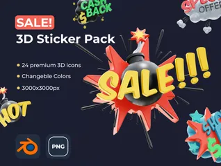 SALE! 3D Icon Pack