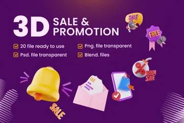 Sale & Promotion 3D Icon Pack