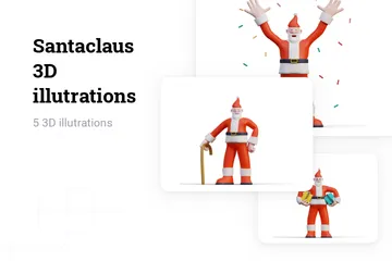 Santaclaus 3D Illustration Pack