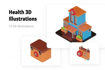 Santé Pack 3D Illustration