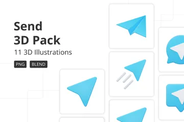 Schicken 3D Icon Pack