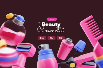 Beauty & Kosmetik 3D Icon Pack