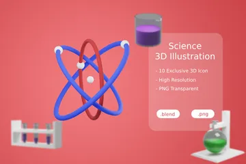 Science 3D Icon Pack