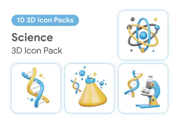 과학 3D Icon 팩