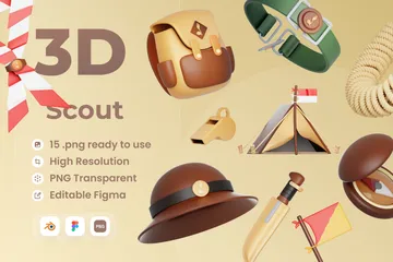 Scout 3D Icon Pack