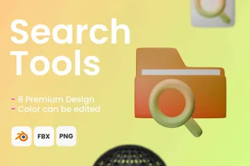 Search Tools 3D Icon Pack