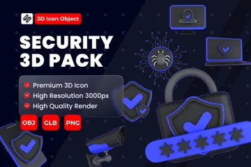 Sécurité Pack 3D Icon