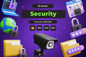 Sécurité Pack 3D Icon