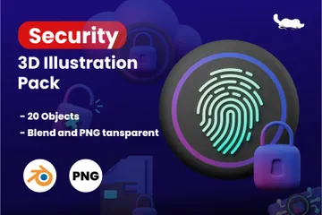 Security 3D Illustration Pack