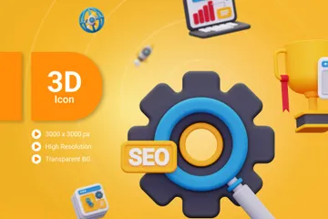 SEO 3D Icon Pack