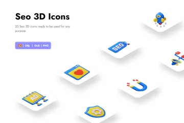 Seo 3D Icon Pack