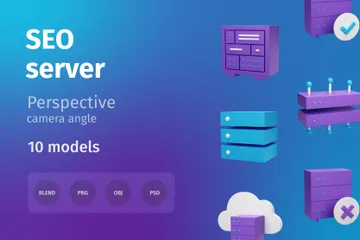 Server 3D Illustration Pack