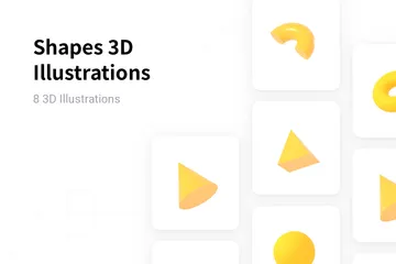 Shapes 3D Illustration Pack