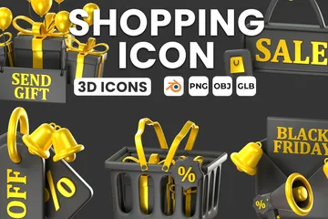 Achats Pack 3D Icon