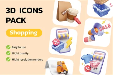 Achats en ligne Vol.4 Pack 3D Icon