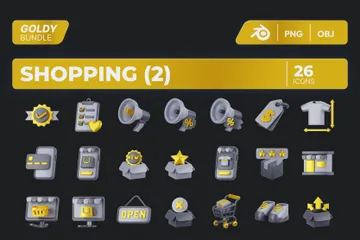 Shopping Part 2 3D Icon Pack