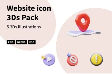 Site web Pack 3D Icon