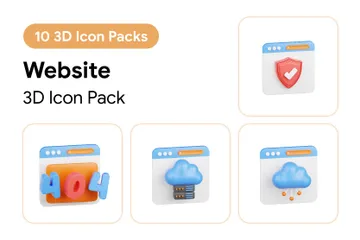 Site web Pack 3D Icon