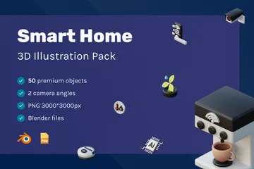 Smart Home 3D Illustration Pack