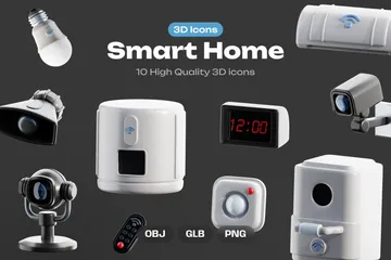 Smart Home 3D Icon Pack