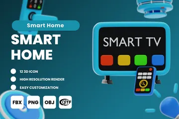 SMART HOME 3D Icon Pack