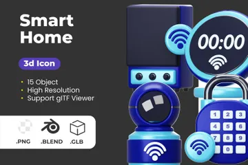 スマートハウス 3D Iconパック