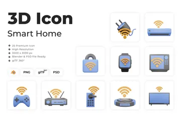Smarthome 3D Icon Pack