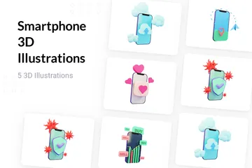 Smartphone 3D Illustration Pack