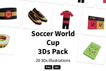 Soccer World Cup 3D Icon Pack