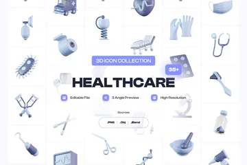Soins médicaux Pack 3D Icon