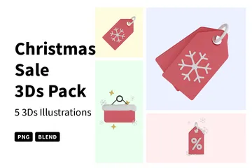 Vente de Noël Pack 3D Icon