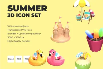 Sommer 3D Icon Pack