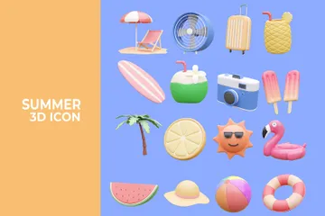 Sommer 3D Icon Pack