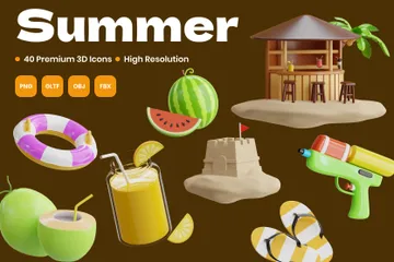 Sommer 3D Icon Pack