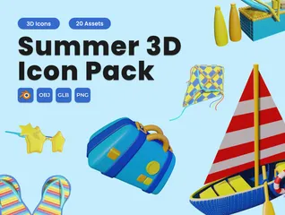 Sommer 3D Icon Pack