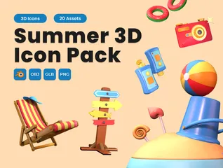 Sommer 3D Icon Pack