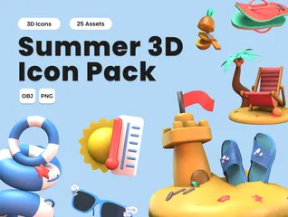 Sommer 3D Icon Pack